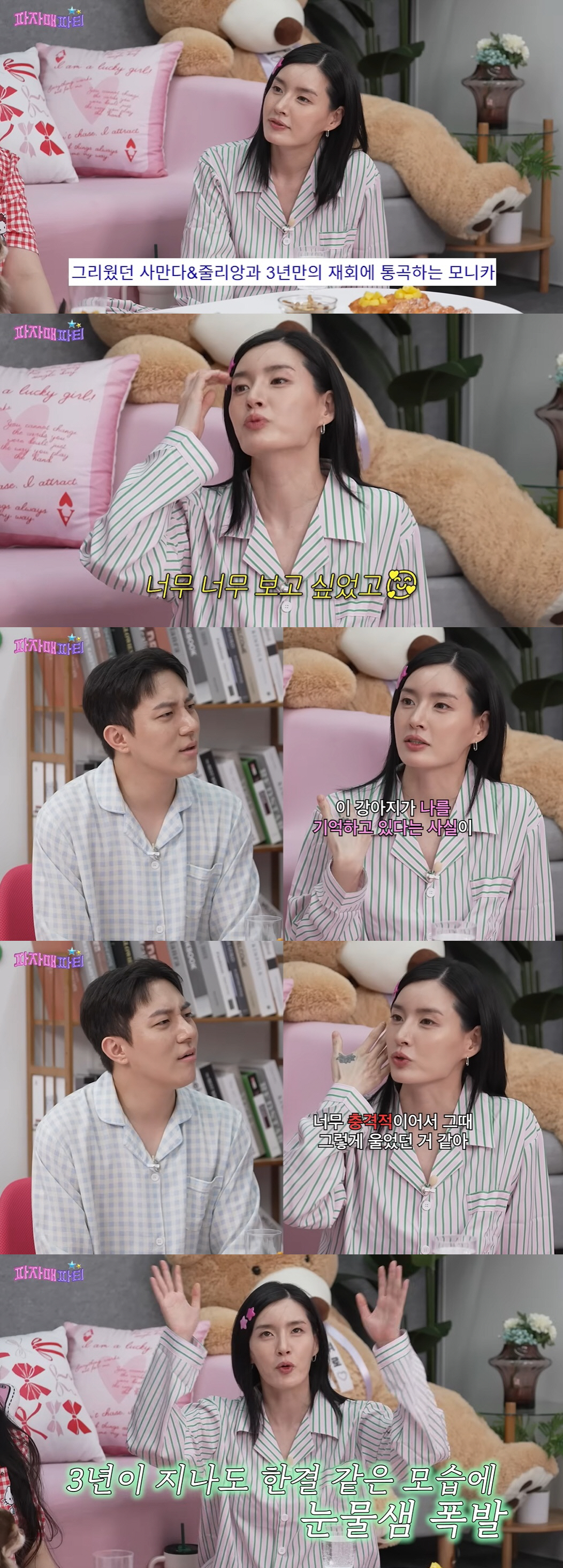 '딸맘' 모니카, 前남친 반려견 3년만에 만나 통곡 "날 기억해 충격"