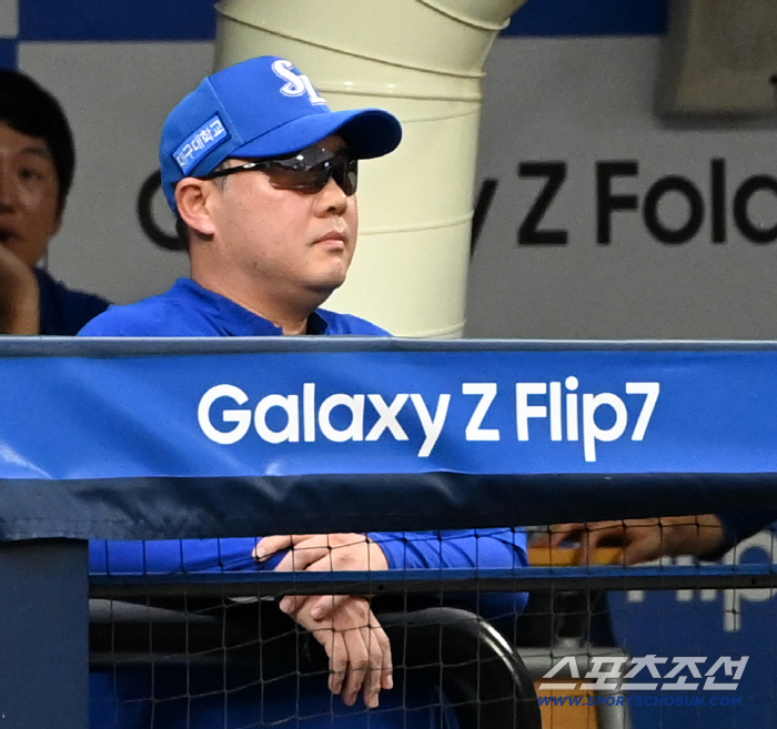 KIA 불펜 약한 걸 알았으면서...강민호 강공 아웃, 김성윤 '싹쓸이 …