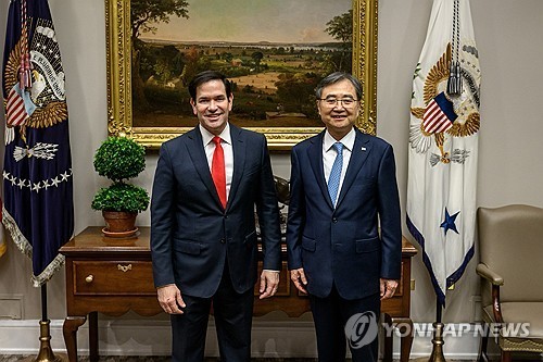 美루비오, 조현에 "대미투자 환영…공평한 방위분담 확대해야"