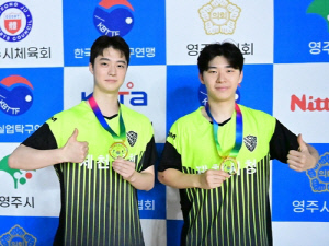 제천시청 탁구팀, 2025 내셔널 컵 실업탁구대회서 우수한 성적 거둬