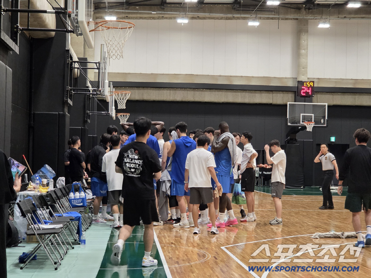 [고베전지훈련] 정성우-벨랑겔 조합+마티앙 라건아 1.5옵션 테스트. 가…