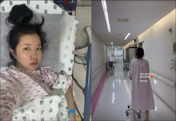 '긴급 제왕절개' 김지혜, 임신중독증 회복 중…쌍둥이 출산 후 첫 근황