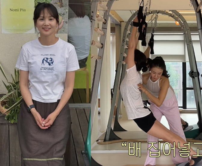 '김무열♥' 윤승아, '볼록' 아랫배 심각해졌다더니..."배 집어 넣어라…