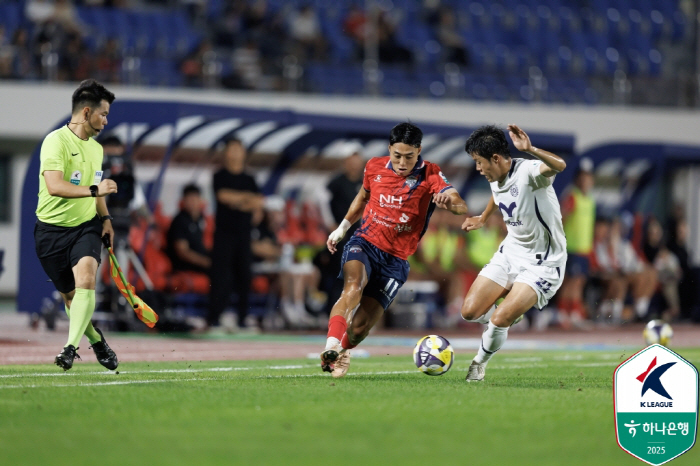 강등 전쟁 안끝났다! '장성원-카이오 연속골' 대구, 김천에 2-1 승 …