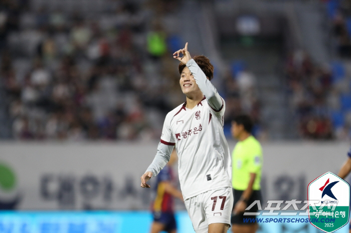 '조성권 결승골X신창무 2AS'독 품은 광주,수원과 난타전끝 4대2승,5…