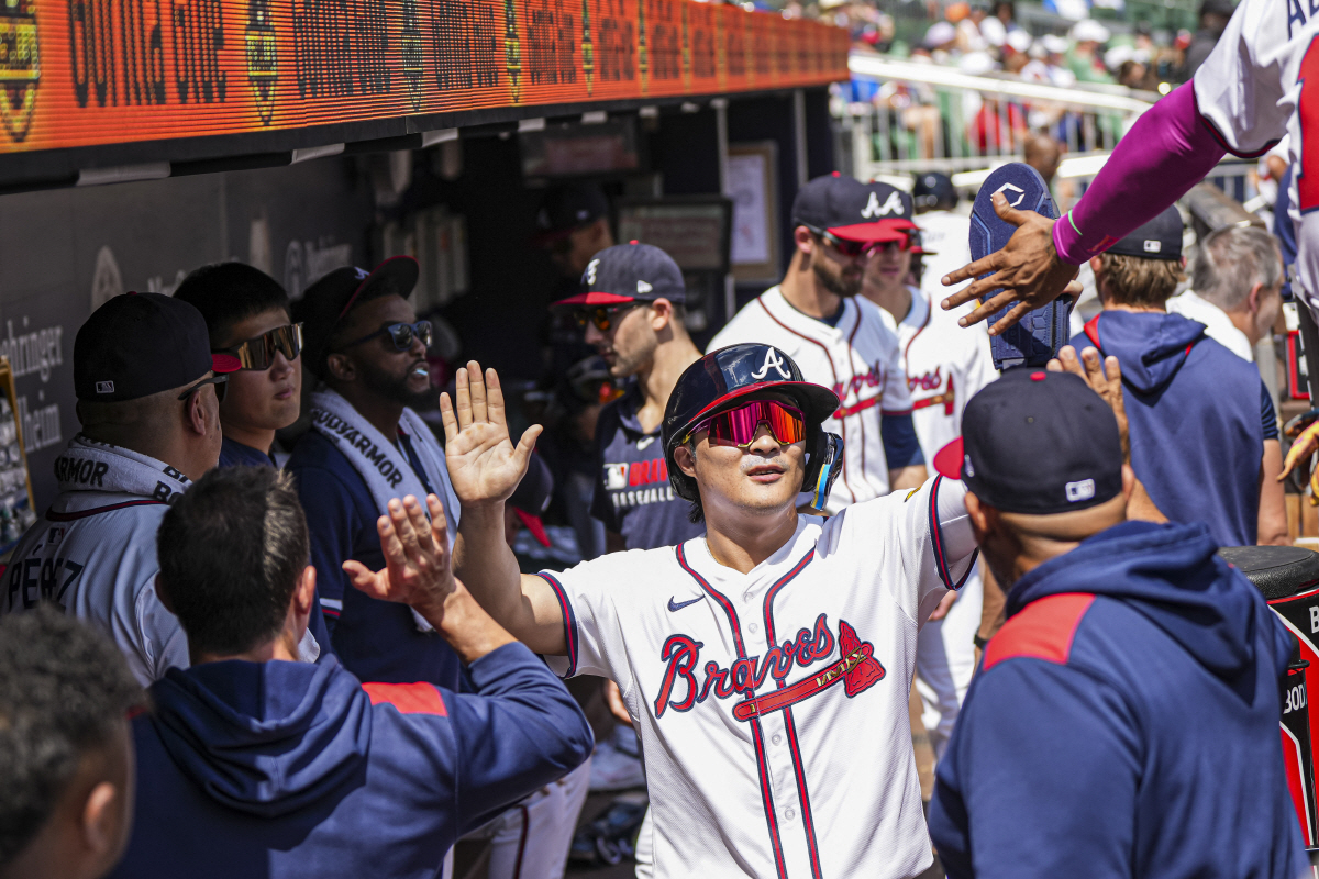 '퐁당퐁당은 이제 끝났다' 애틀랜타 김하성 시즌 첫 한 경기 3안타, 그…
