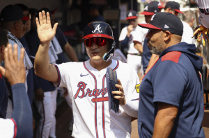 '인성 논란' FA 투수 최대어 흠씬 두들긴 김하성, ATL 이적후 첫 3안타-4출루 대형 폭발