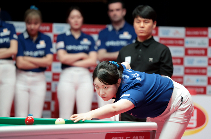 '꼴찌 얕보면 죽는다' PBA 팀리그 2라운드 최하위 NH농협카드, 3라운드 1차전 우리금융캐피탈 상대 역스윕 승