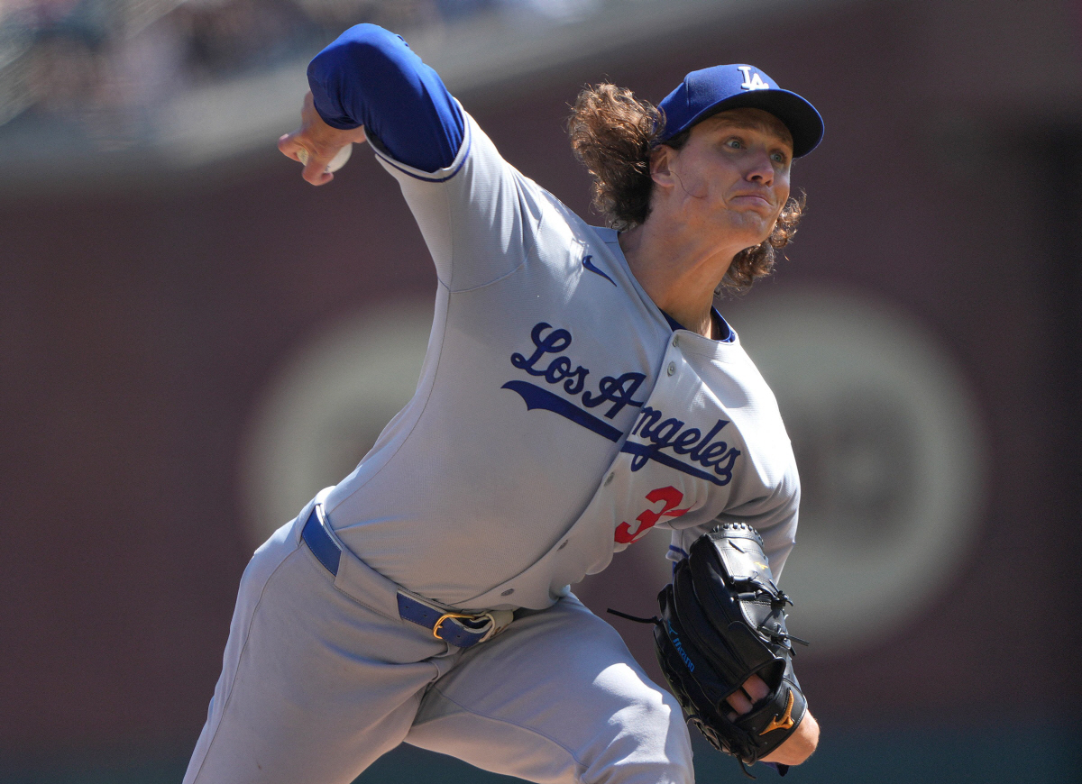 악! 다저스 글래스노우, 이정후 머리에 153km 위협구! → '매트릭스…