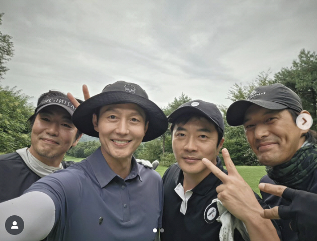 권상우·이정진·이종혁 '말죽거리 잔혹사' 사모임 포착 "옥상 아닌 골프장…