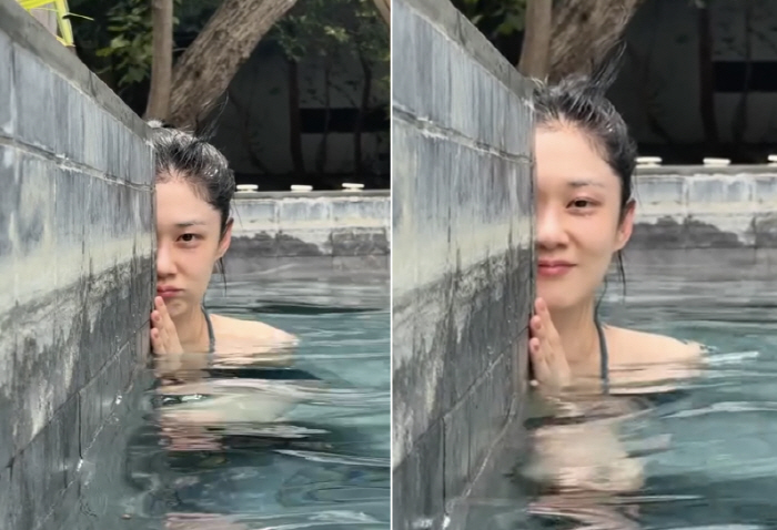 “누가 44세래?” 장나라, 휴가 중 귀여운 수영장 셀프 영상에 팬들 감…