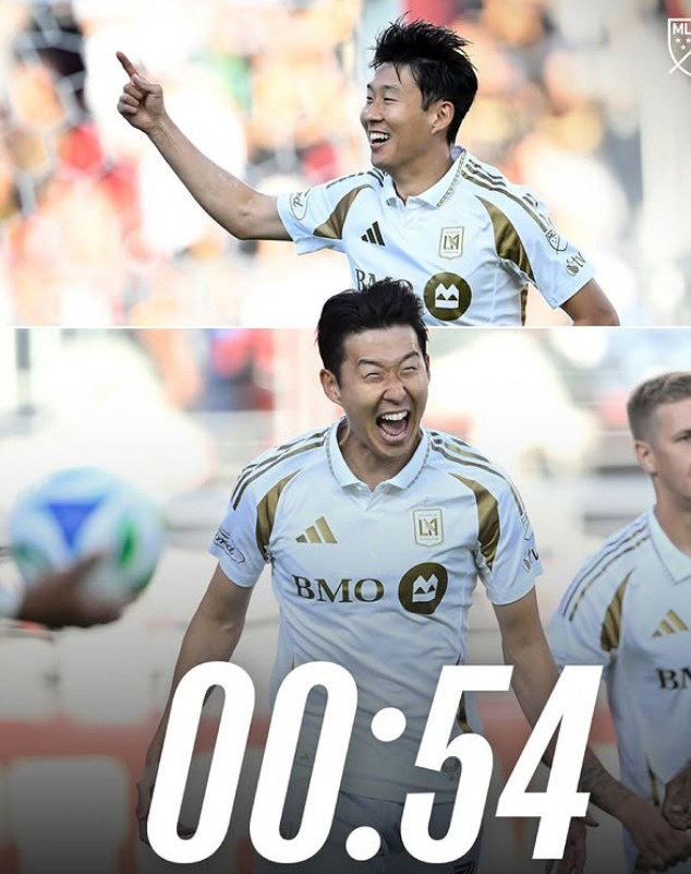 "메시마저 지운 손흥민 파워" '54초골→5만978명' MLS가 난리…'…
