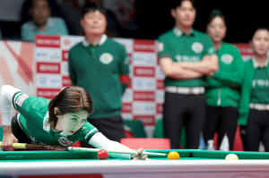 '우리는 여제 김가영 보유팀이다!' 이유있는 하나카드의 PBA팀리그 3라운드 연승행진, 김가영 혼자 2승 하드캐리