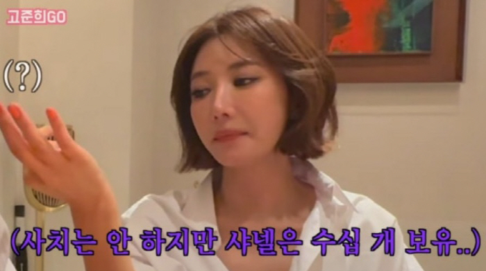 '사치 안 한다'던 고준희, 샤넬백만 수십 개… "그걸 어떻게 세"