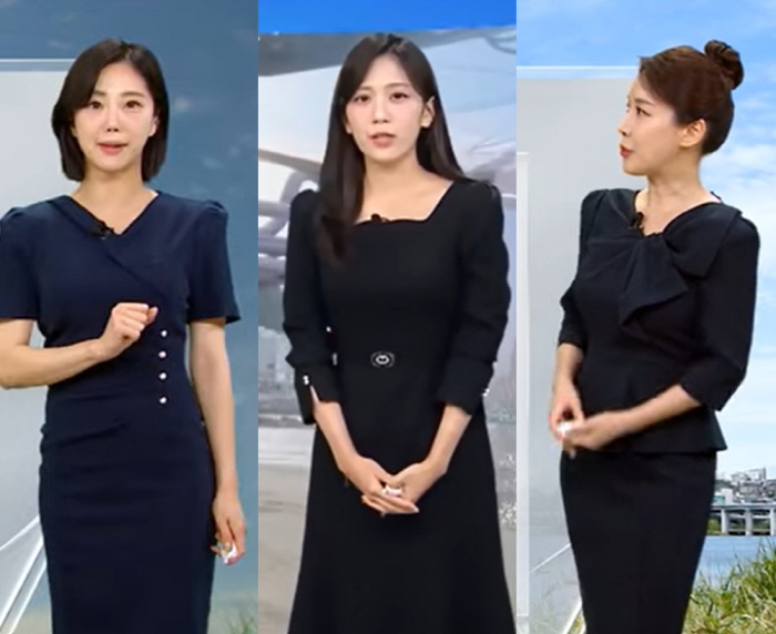 유족은 반발하는데…MBC 기상캐스터들 단체로 검은 옷, 故오요안나 1주기…