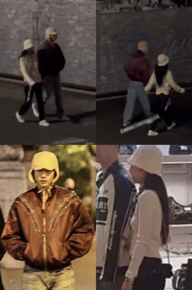 뷔·제니, 타일러 콘서트 동반 포착…열애설 재점화