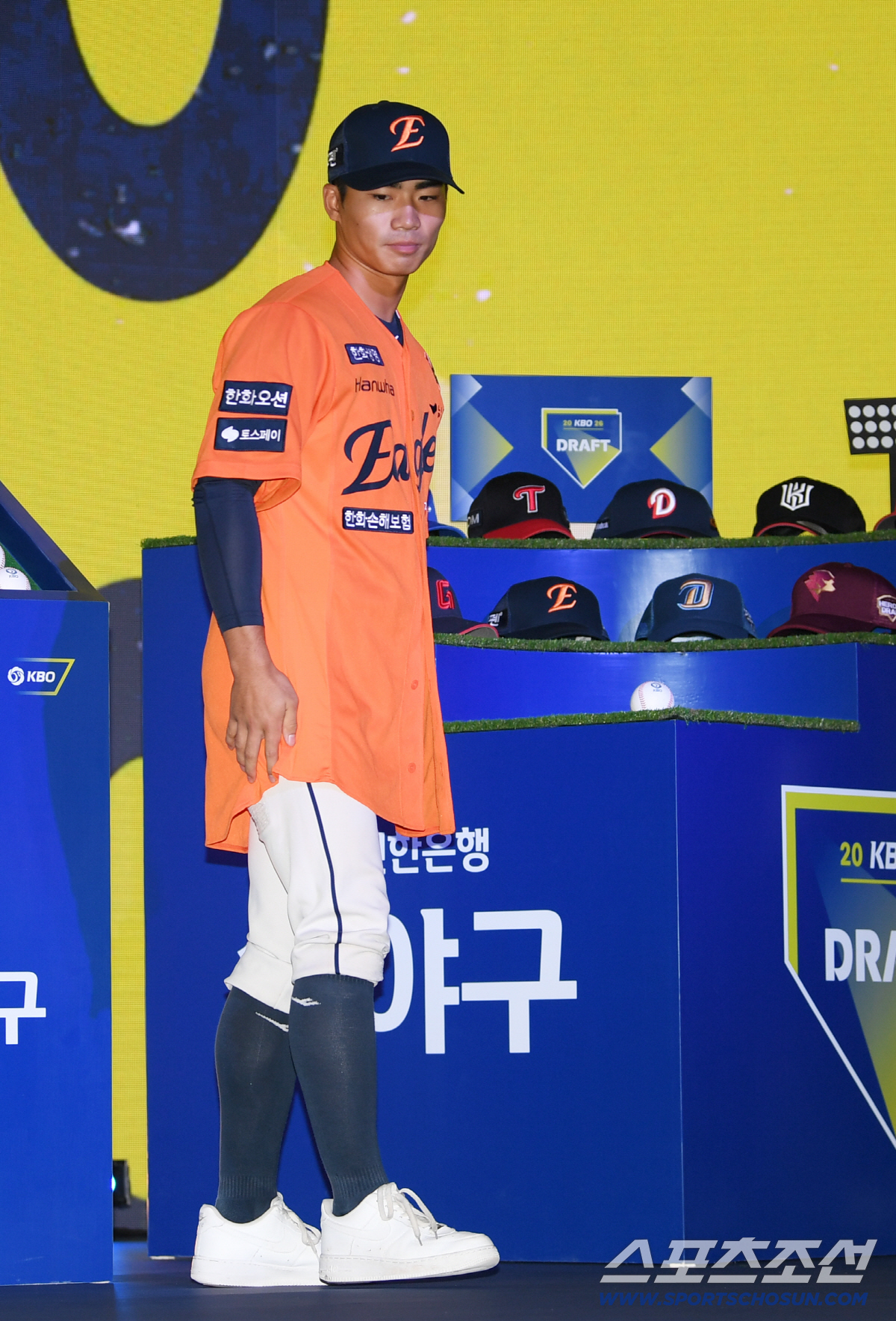 [포토] 유신고 오재원 '한화 1라운드'