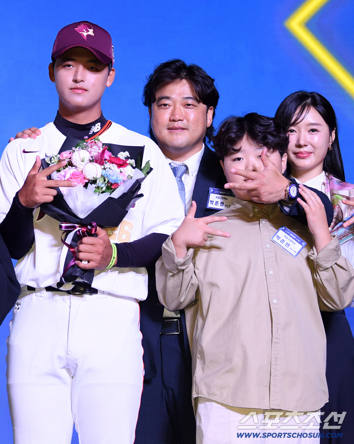 [포토]  박준현-박석민 '사랑하는 가족들과'