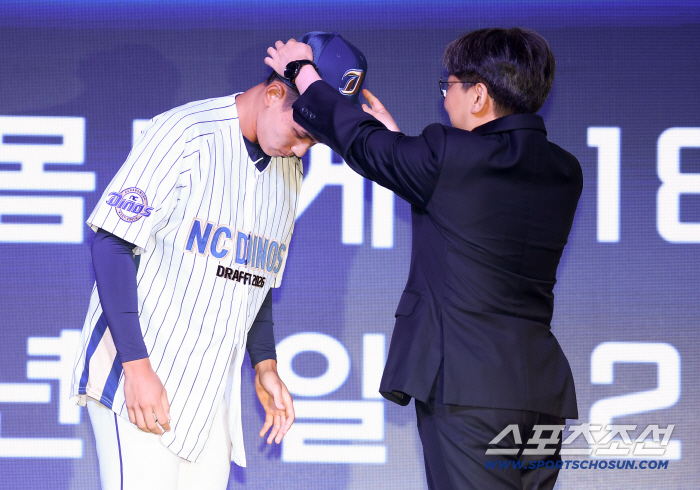 "대체 NC가 누굴 뽑는거야?" 철통 보안 눈치 싸움, 1R 대이변의 시작 "아주 만족한다"