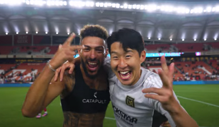 "흥민이 형, 너무 좋아요!" 부앙가 리액션 폭발, 손흥민 MLS 첫 해…