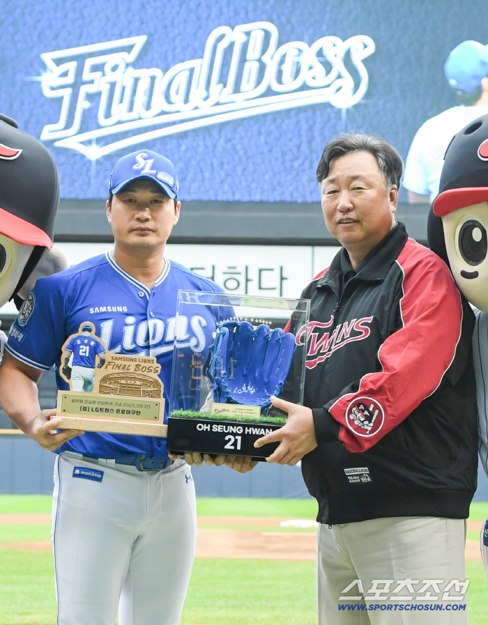 "잠실에서 좋은 기억이 많았는데..." 오승환의 마지막 잠실구장. LG가 건넨 선물은[잠실 현장]