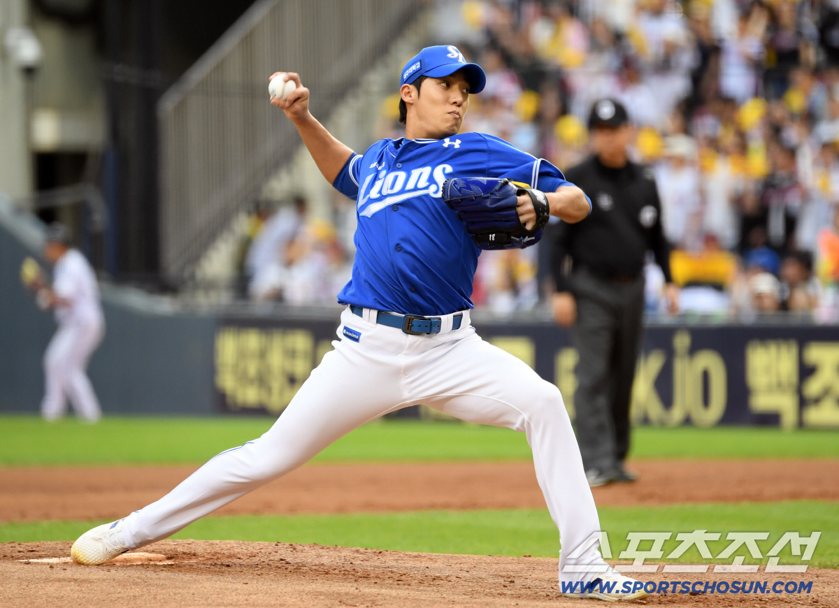 12승 국내 다승 1위 등극. 잠실 4승무패 원태인 "팬분들이 관중석 가…