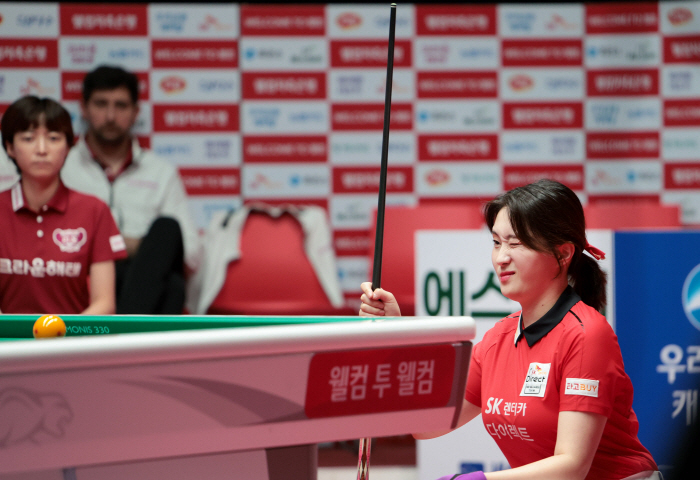 [속보] 강지은 괴력의 8연속 득점, '여제' 김가영 제압. SK렌터카 7연승으로 PBA팀리그 3라운드 조기우승 확정