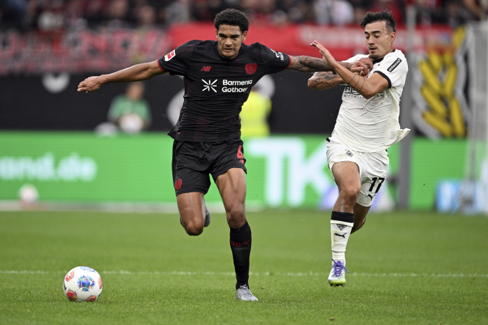 '홍명보호 초대형 호재' 카스트로프 위기→오히려 대박! 분데스리가 선발 데뷔 '종횡무진 활약'...뮌헨글라트바흐, 레버쿠젠과 1-1 무