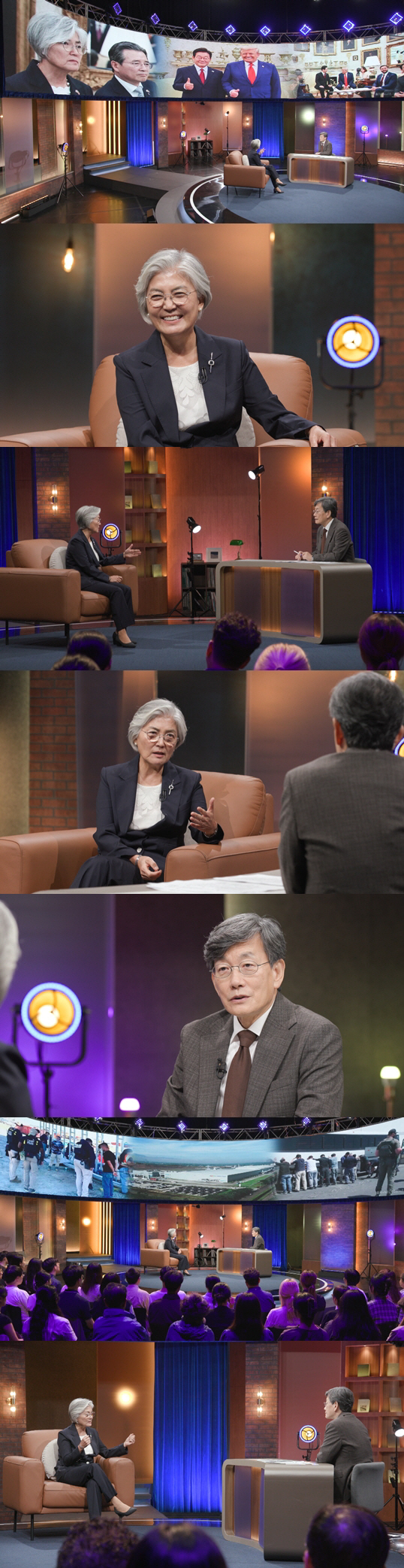 손석희, 강경화 주미대사 내정자와 만난다…제작진 "마이크 채우다 손 떨렸다"(질문들)