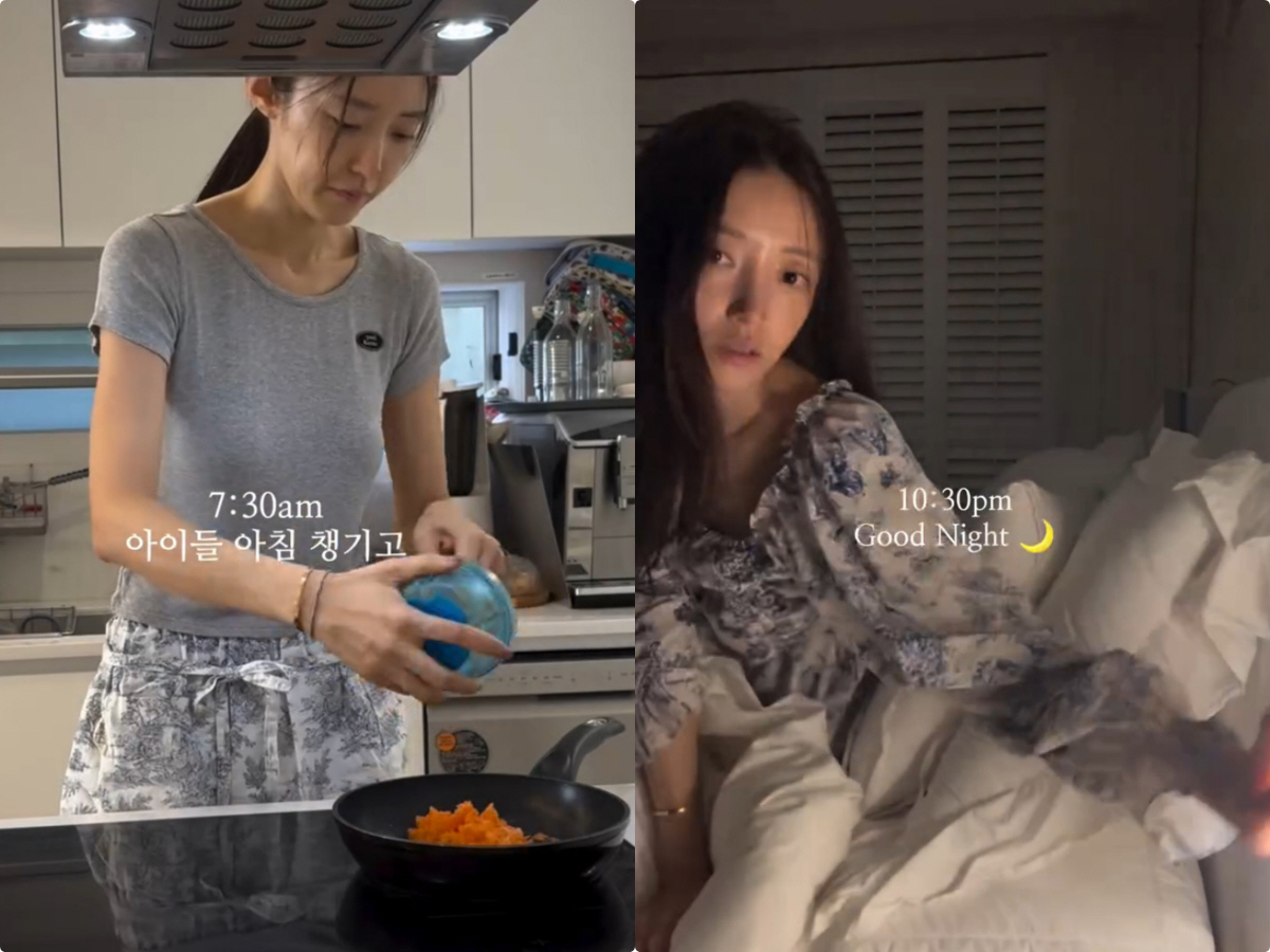 '임창정♥' 서하얀, 집안일→출근→육아까지..쉴 틈 없는 '오형제맘' 하…