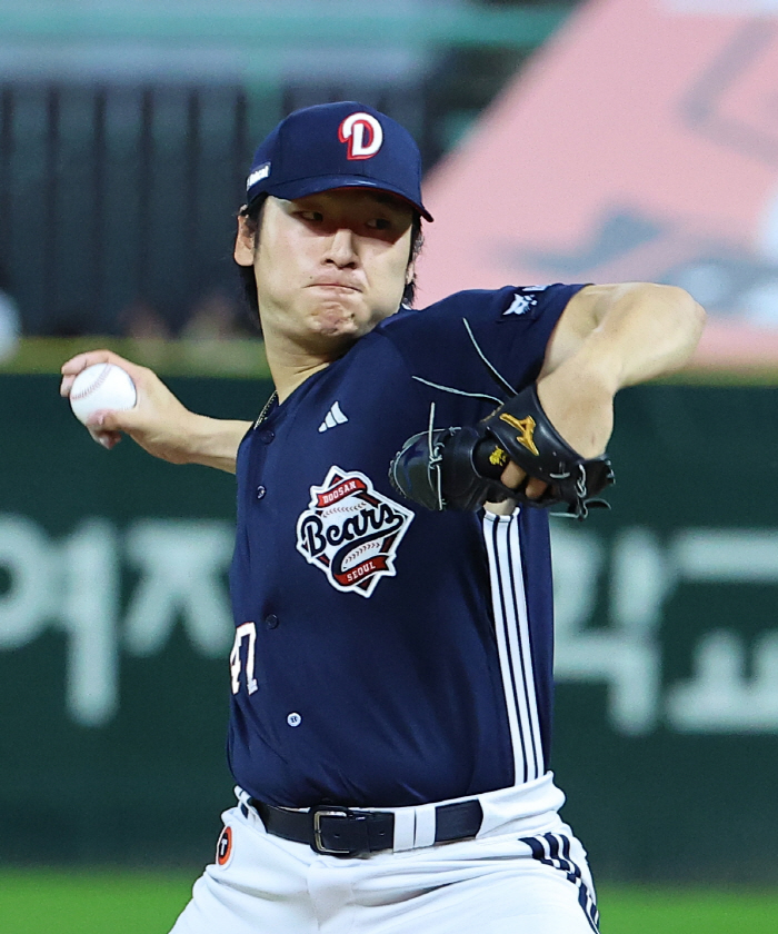 "화난 거 같던데." 11K 무실점 이게 곽빈이지. 안풀린 울분 SSG에게 다 쏟아낸 작년 다승왕 "쳐봐 하고 던졌다."[인천 인터뷰]