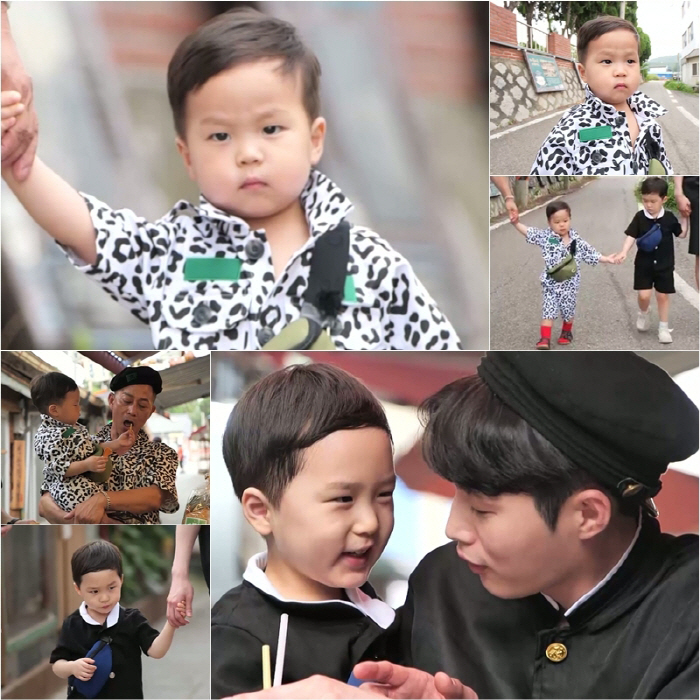 '교복' 은우vs'교련복' 정우, 김준호子 사랑스러움 끝판왕이네 ('슈돌')