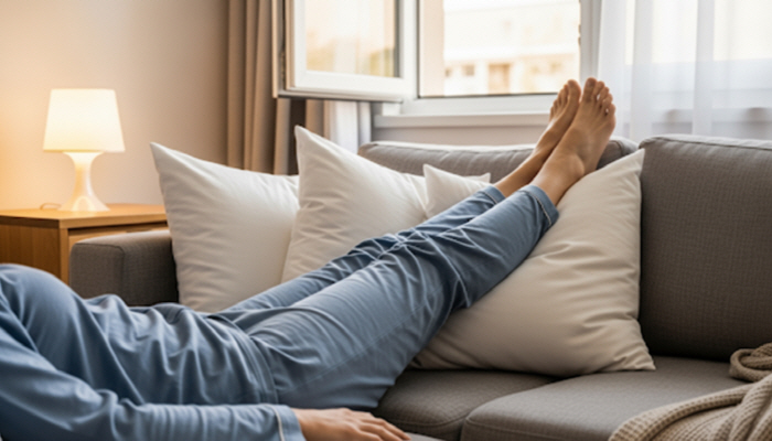 다리 붓기 줄이는 간단 습관