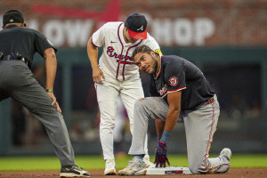 '워싱턴 내야 빈틈이 없네' 애틀랜타 김하성 4타수 무안타 개인최다 11G 연속안타 실패, 세 차례 하드히트 →호수비에 좌절