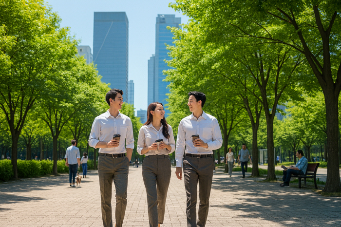 점심시간 10분 산책이 주는 효과