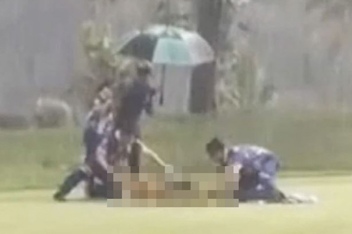골프장에서 벼락 맞은 캐디 숨져…폭우 속 경기 강행 논란
