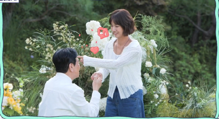 '62세' 김일우, '열애 9개월만' ♥박선영에 프러포즈했다 "결혼해줄래…