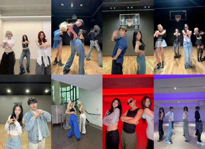 배드빌런, 댄스 챌린지 터졌다…제베원→우주소녀까지 '스릴러' 열풍