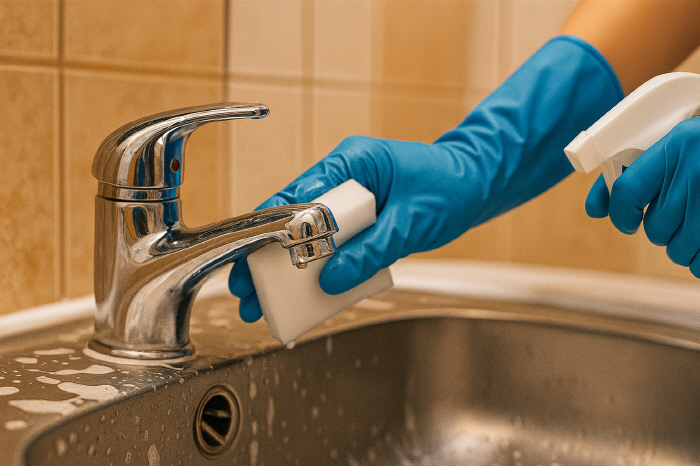 화장실 물때 제거 꿀팁