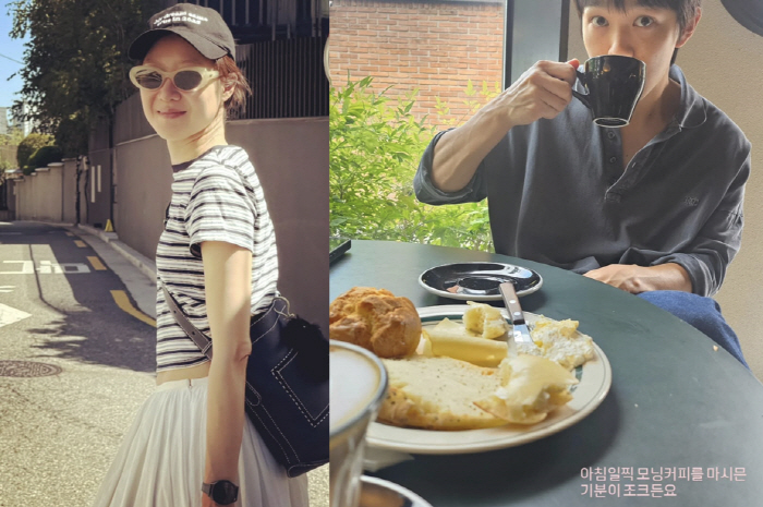 공효진, '10살 연하' ♥케빈오 전역 후 진짜 신혼...모닝 데이트에 …