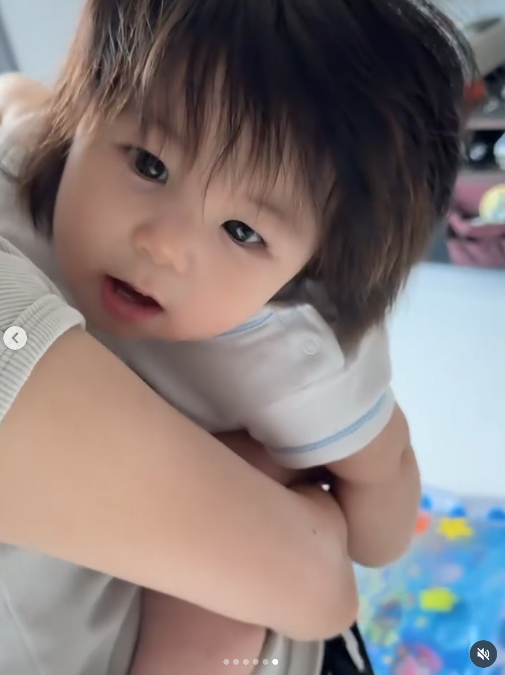 심형탁 子 하루, 사자머리 벗고 눈웃음 폭발."실물이 더더더 사랑스러워"