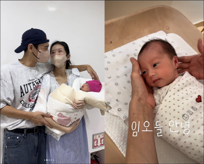 '응급 출산' 김지혜, 중환자실 퇴원한 子 드디어 공개…벌써 또렷한 이목…