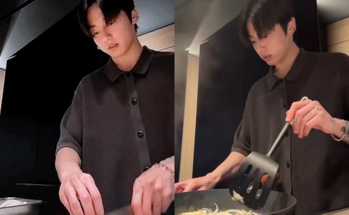 “칼질도 치명적” ‘셰프 모드’ 켠 BTS 정국, 위버스 라이브서 크림 …