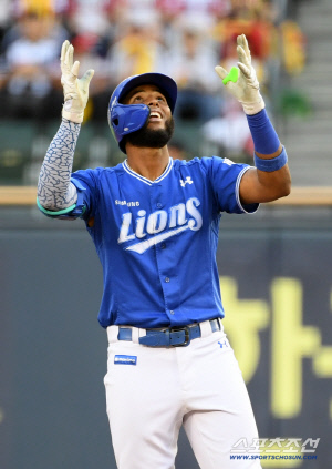 역사에 남을 50홈런 확신했었나...디아즈 '설레발 세리머니' 반전 비하인드 [고척 현장]