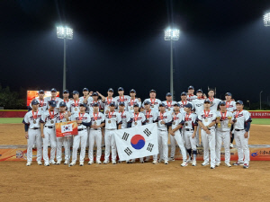 한국, 중국 꺾고 아시아 야구선수권대회 3위…우승은 일본
