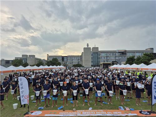 루게릭 환자 응원 '아이스버킷 챌린지런' 제주 행사 성료