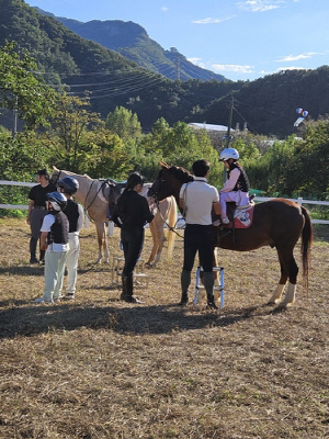 완주 승마로 즐거움 더한 축제, 가족 관람객 사로잡다