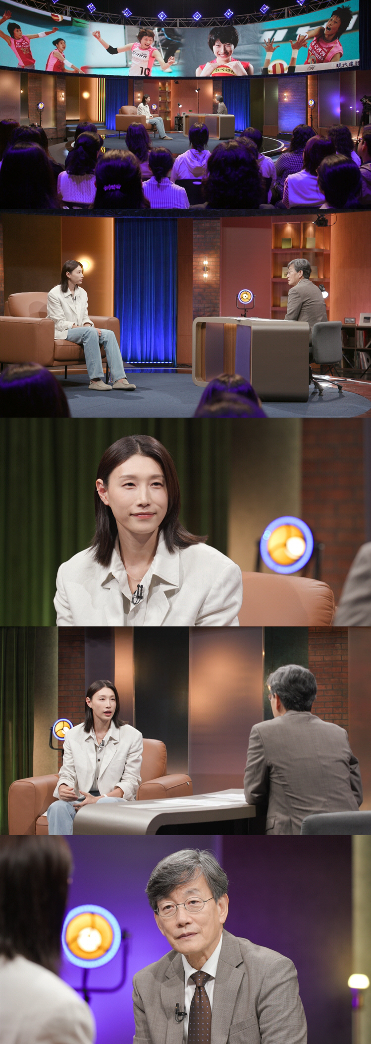 '식빵언니도 눈물 있었네'…'배구여제' 김연경, 손석희 앞에서 목메어 눈…