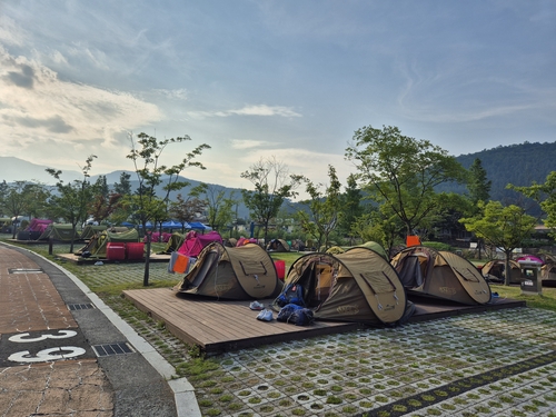 신불산군립공원야영장, 울산울주세계산악영화제 숙박지로 운영