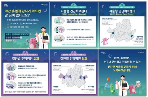 추석 연휴 서울 병의원·약국 1만9천여곳 문 연다